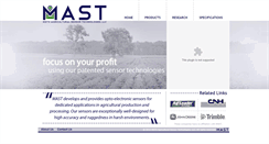 Desktop Screenshot of mastsensors.com